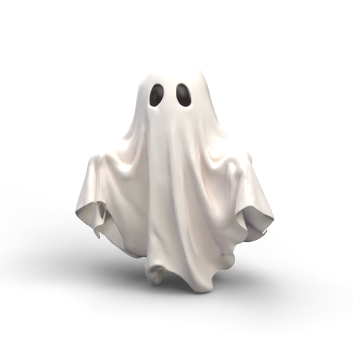 Halloween Ghost 3D Model