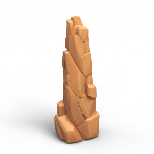 Rock Slab 3D Model