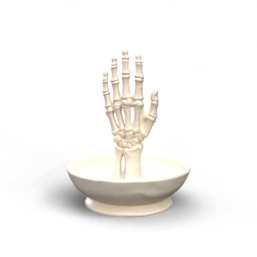 Skeletal Hand Bowl 3D Model