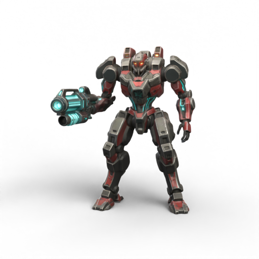 Combat Mech 3D Model