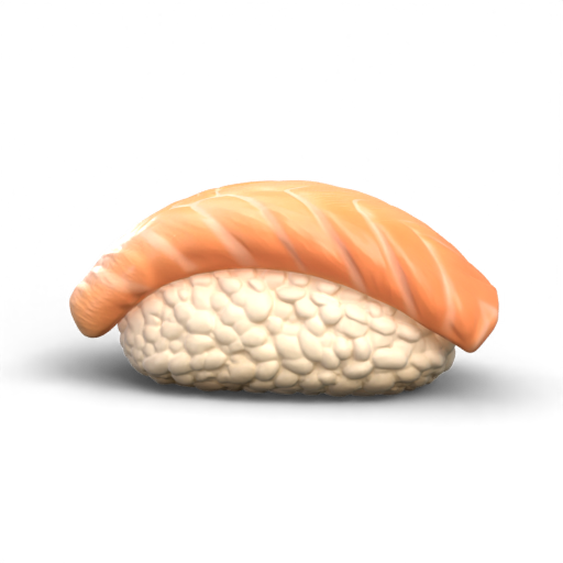 Salmon Nigiri 3D Model