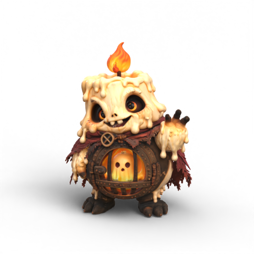 Candle Monster 3D Model