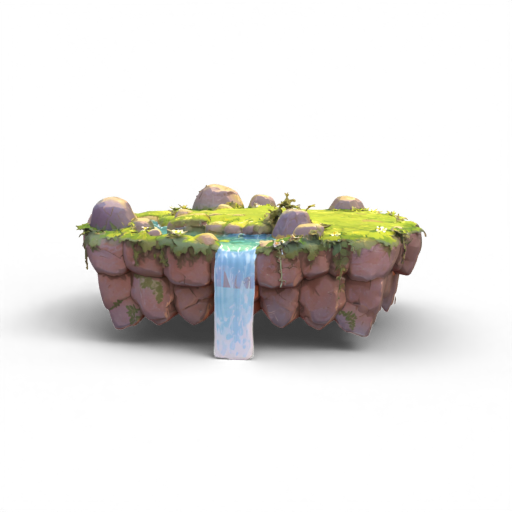Floating Island 3D Model