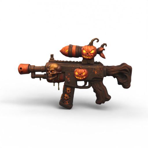 Halloween Gun 3D Model
