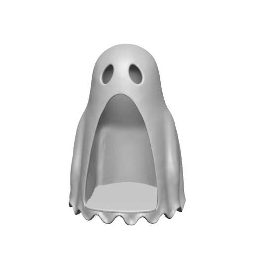 Ghost Figure Bowl 3D Model