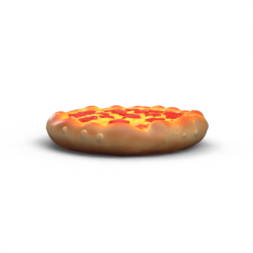 Pepperoni Pizza 3D Model