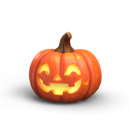 Jack-o'-lantern 3D Model