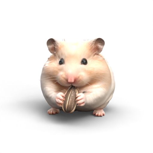 Hamster 3D Model
