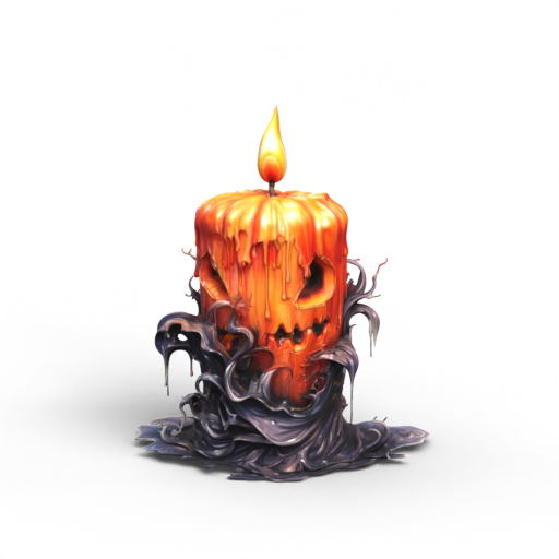 Halloween Candle 3D Model