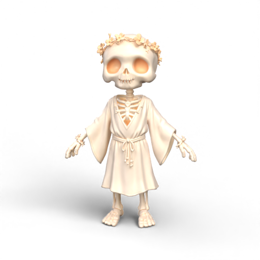 Chibi Skeleton Fae 3D Model