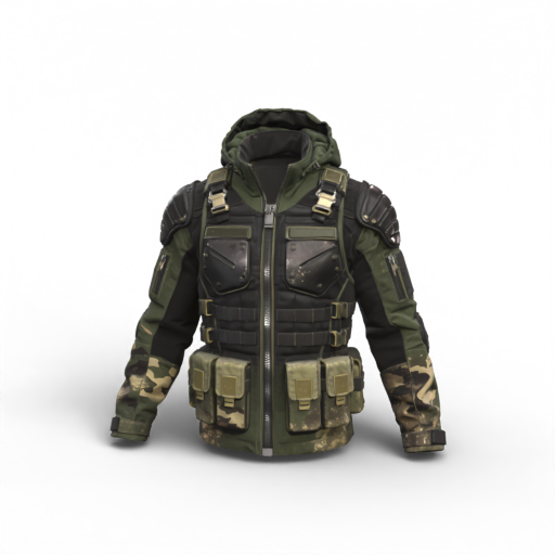 Tactical Military Jacket 3D Model
