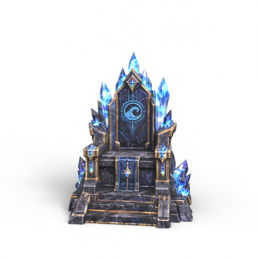 Crystal Throne 3D Model