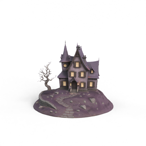 Haunted Mansion Diorama 3D Model