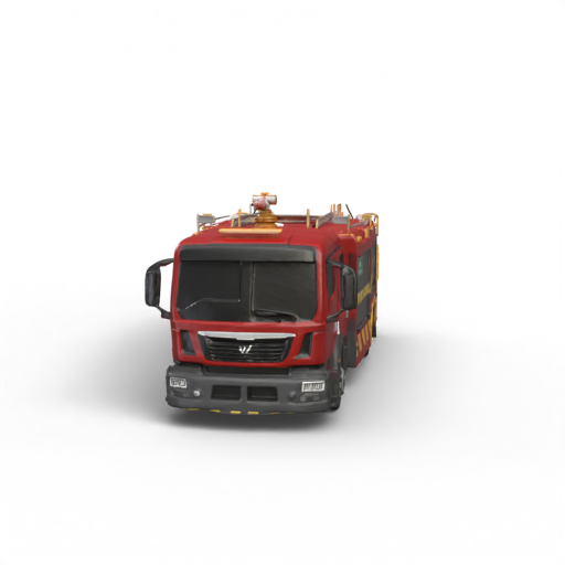 fire fighting truck 3D Model