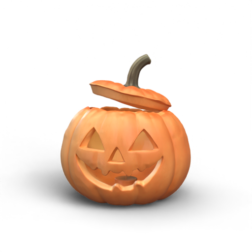 Jack-o'-lantern 3D Model