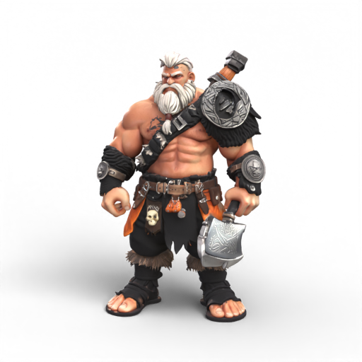 Viking Warrior 3D Model