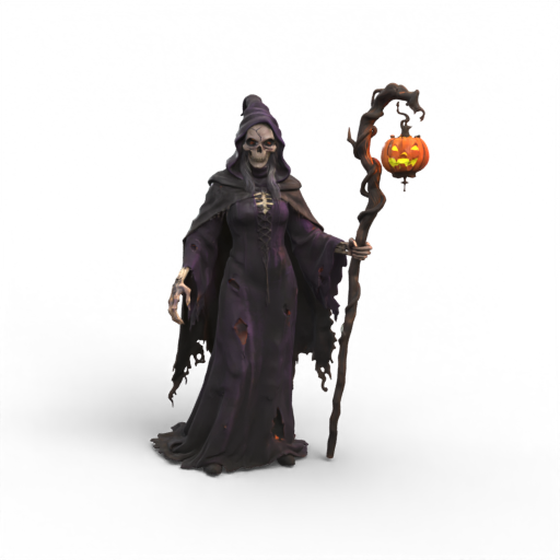 Fantasy Ghost Hag Witch 3D Model
