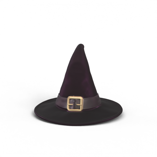 Halloween Witch Hat 3D Model