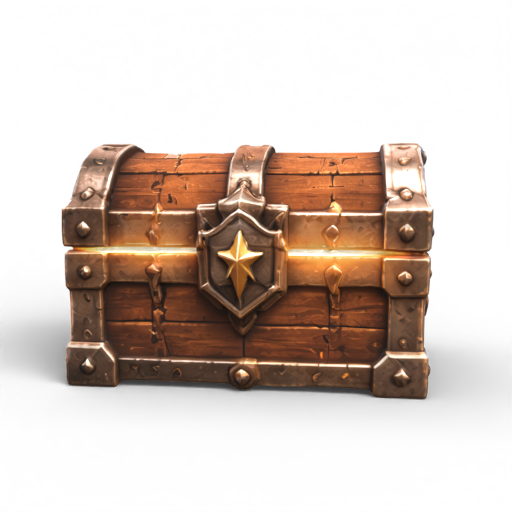 Treasure Chest 3D Model