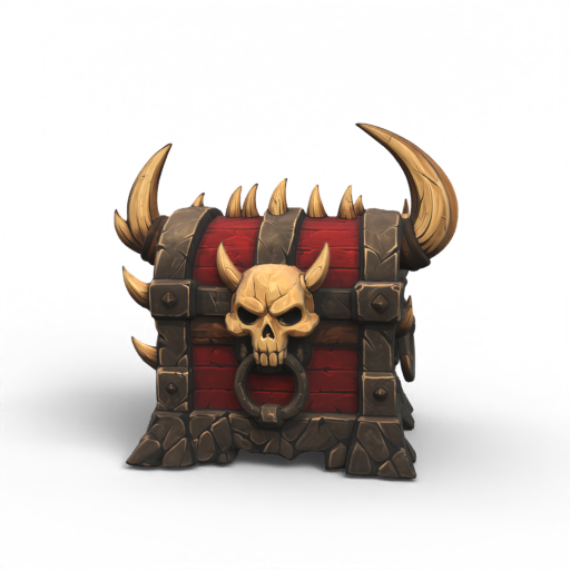 Spiked Treasure Chest 3D Model