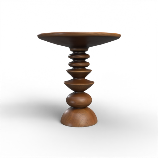 Wooden Side Table 3D 모델