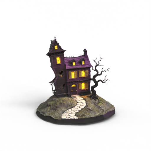 Haunted Mansion Diorama 3D Model