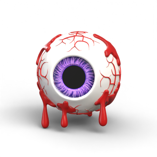 Bleeding Eyeball 3D Model