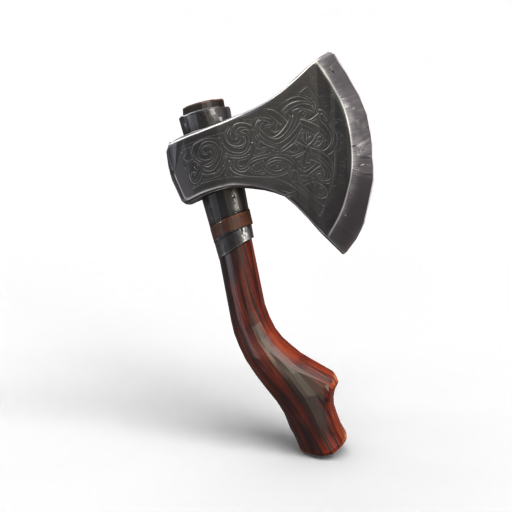 Low-poly Axe 3D Model
