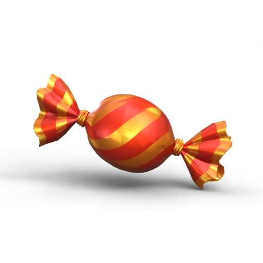Wrapped Candy 3D Model
