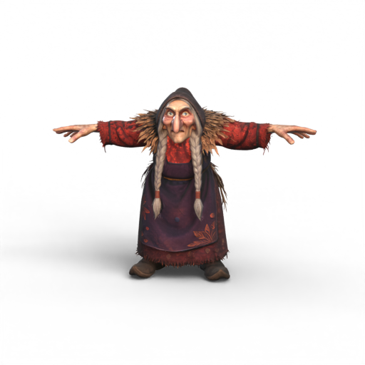 3D Witch Character 3D Model