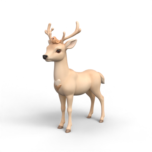 cute deer 3D Model