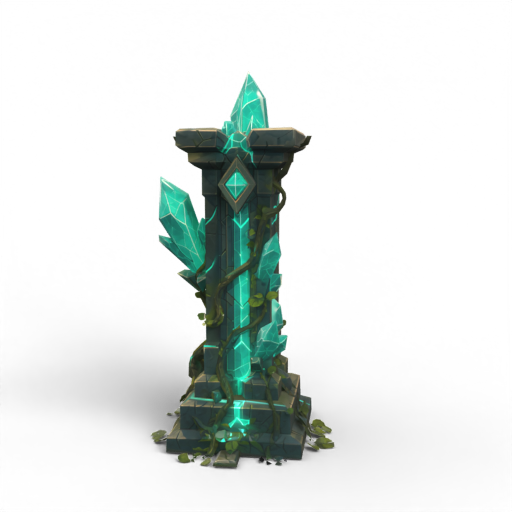 Crystal Obelisk 3D Model