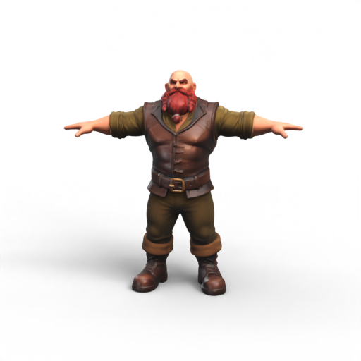 Dwarven Warrior 3D Model