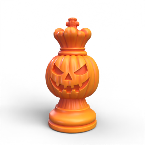 Halloween Chess Piece 3D Model